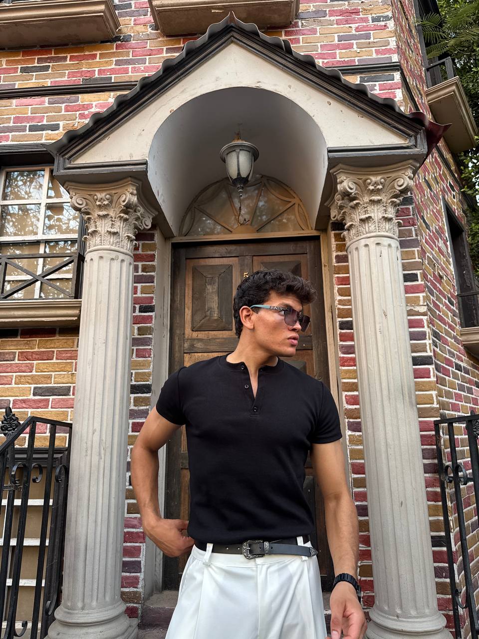Henley Shirt Black